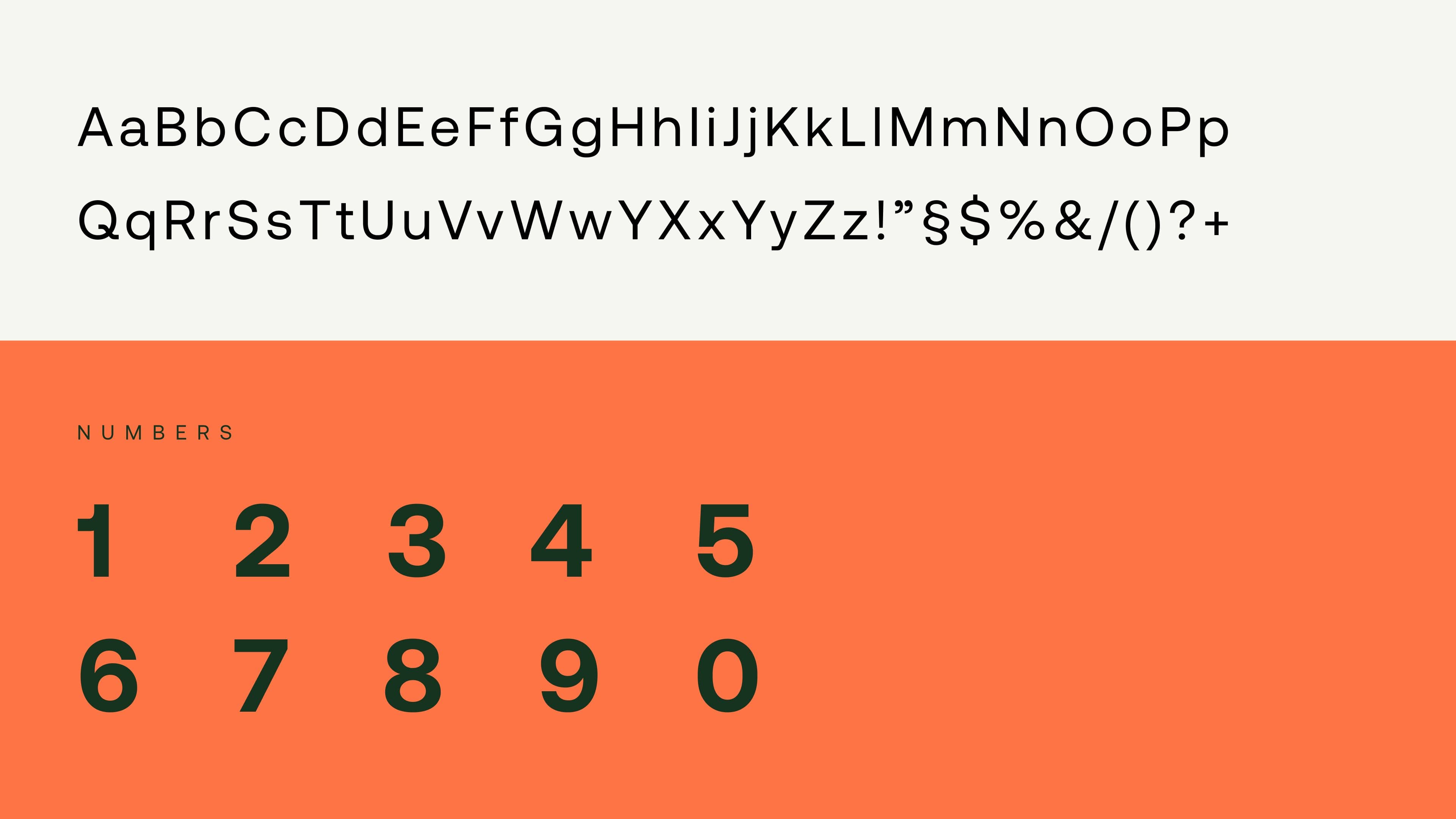 a set of numbers and letters on an orange and white background .